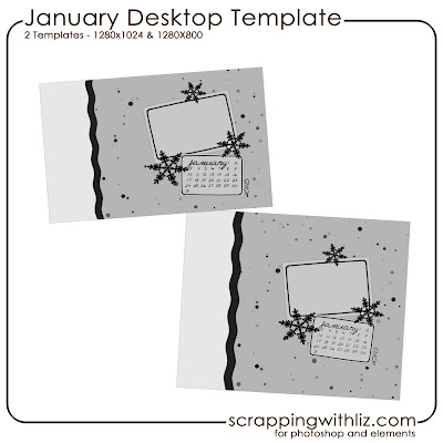 http://www.scrappingwithliz.com/2009/12/january-desktop-template.html