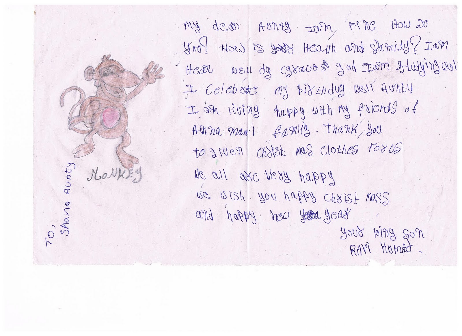Letter Ravi