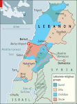Lebanon's Sectarian Geography (Source: The Economist)