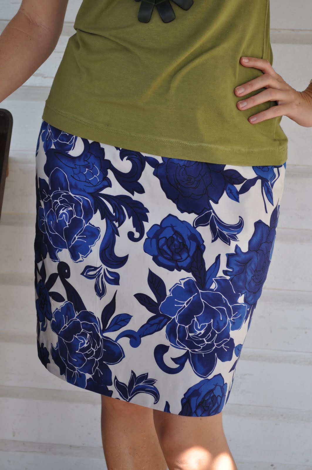Bloom's Endless Summer Summer print pencil skirt