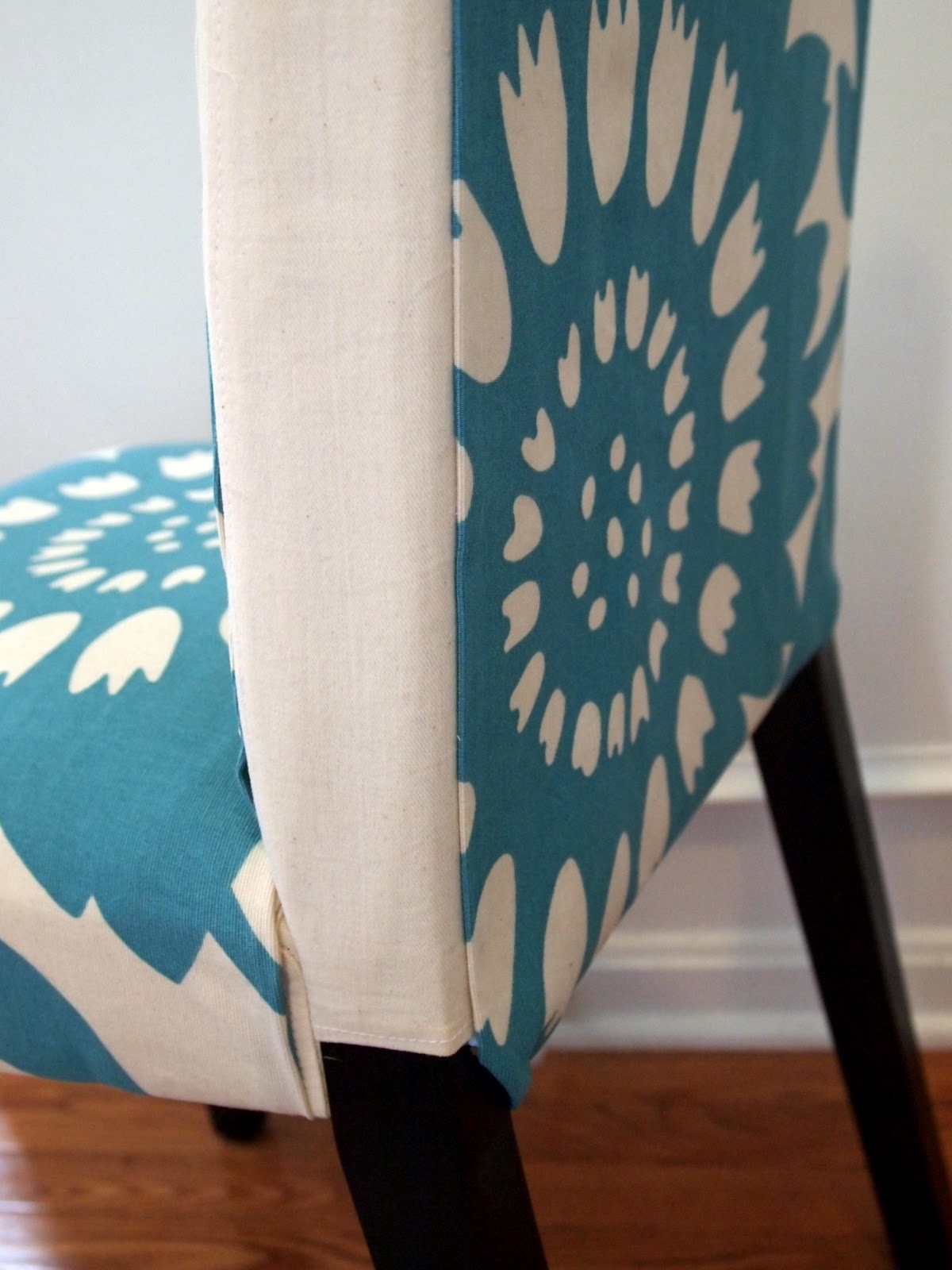 LoveYourRoom My Morning Slip Cover Chair Project Using Remnant Fabric