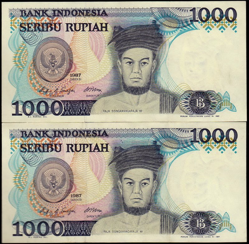 UANG KERTAS DI INDONESIA DARI MASA KE MASA Sisi+1000.