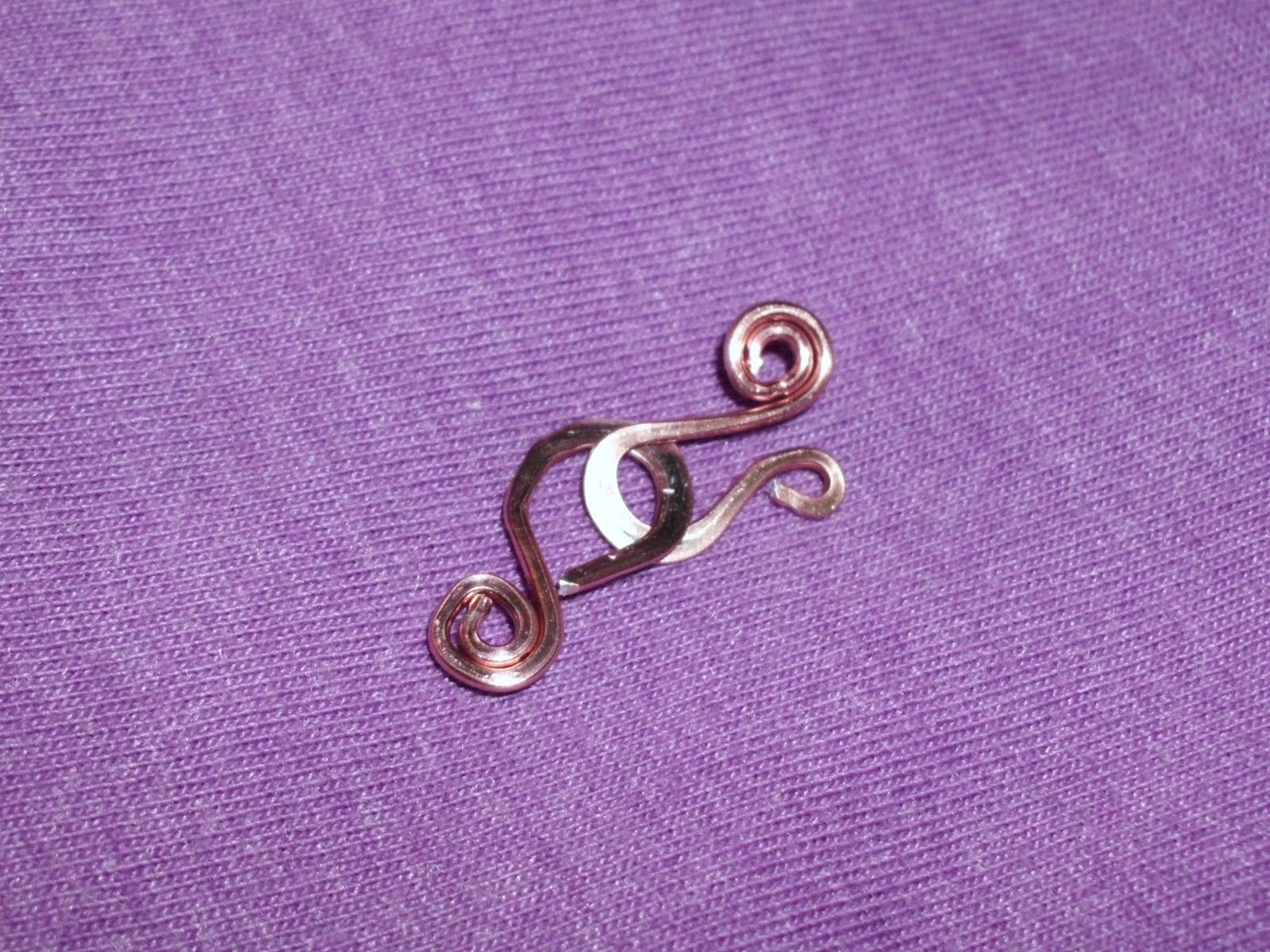 Bare Moose Jewelry On Etsy WIRE HOOK AND LOOP CLASP TUTORIAL