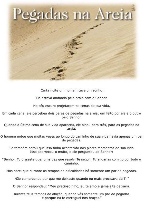 Pegadas na Areia