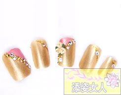 Nail Art Tutorial: Yellow Pink Gel Flowers