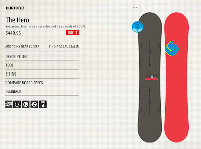 BURTON - HIRO Snowboard Review: 08-09 Burton Hero – Shayboarder.com