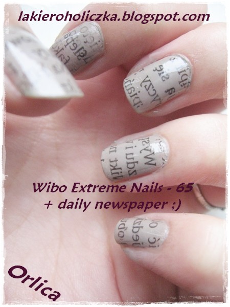 to the newspaper nails