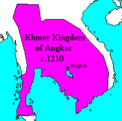 Kingdom of Angkor Map