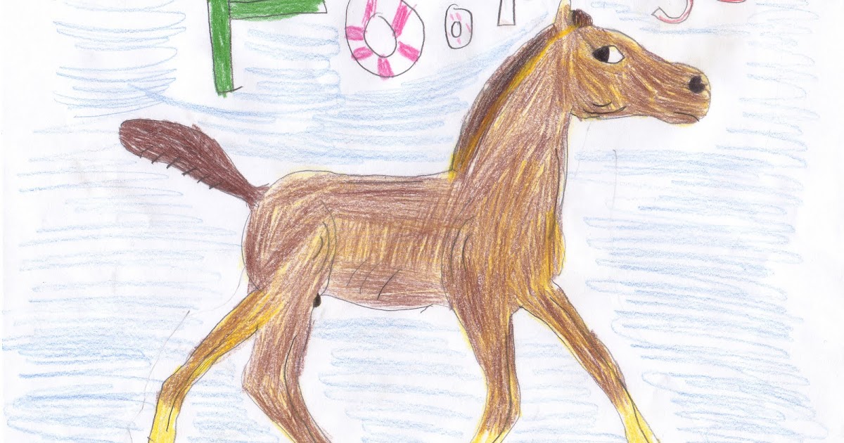 Blue Oak Stables Drawing of Breyer Horse Footloose