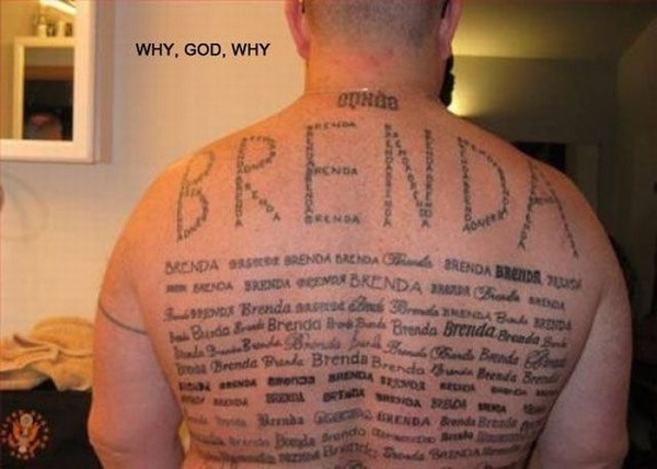 Brenda Name Tattoo