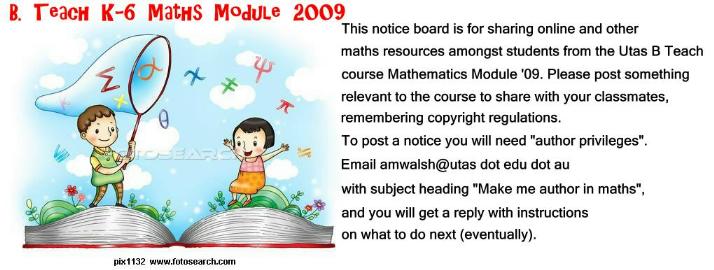 B. Teach K-6 Maths Module 2009 & 2010