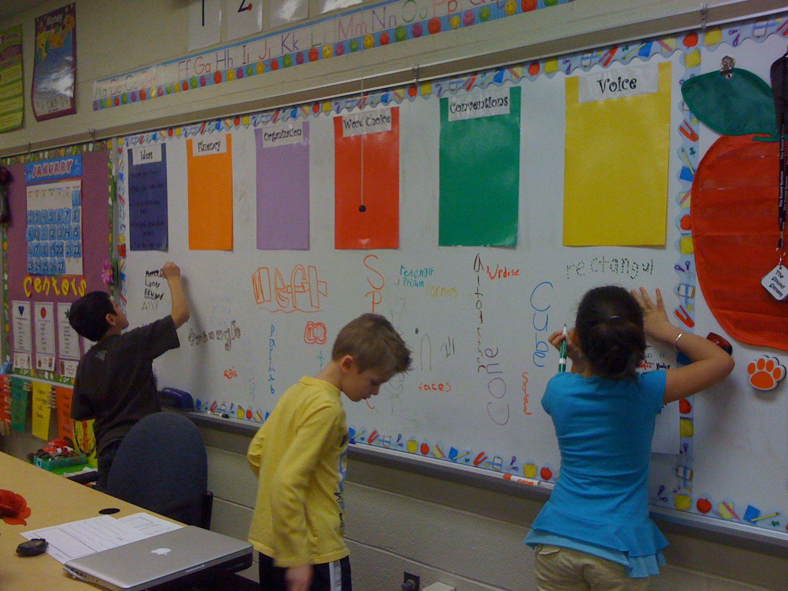 Adventures of Room 129 Great Review Activity Graffiti Wall