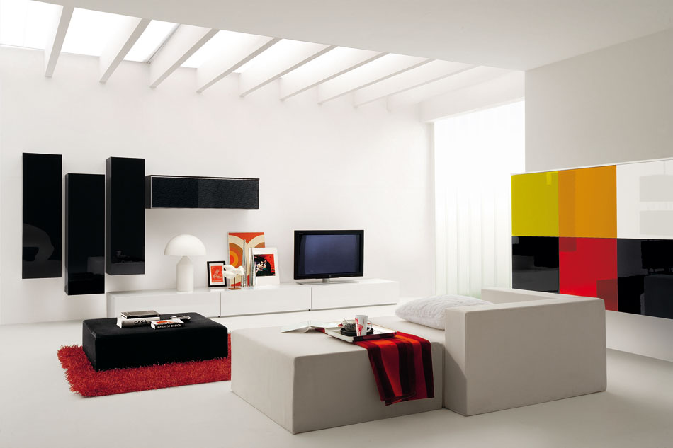 decora y disena: 10 Hermosos libreros estilo contemporáneo para la Sala