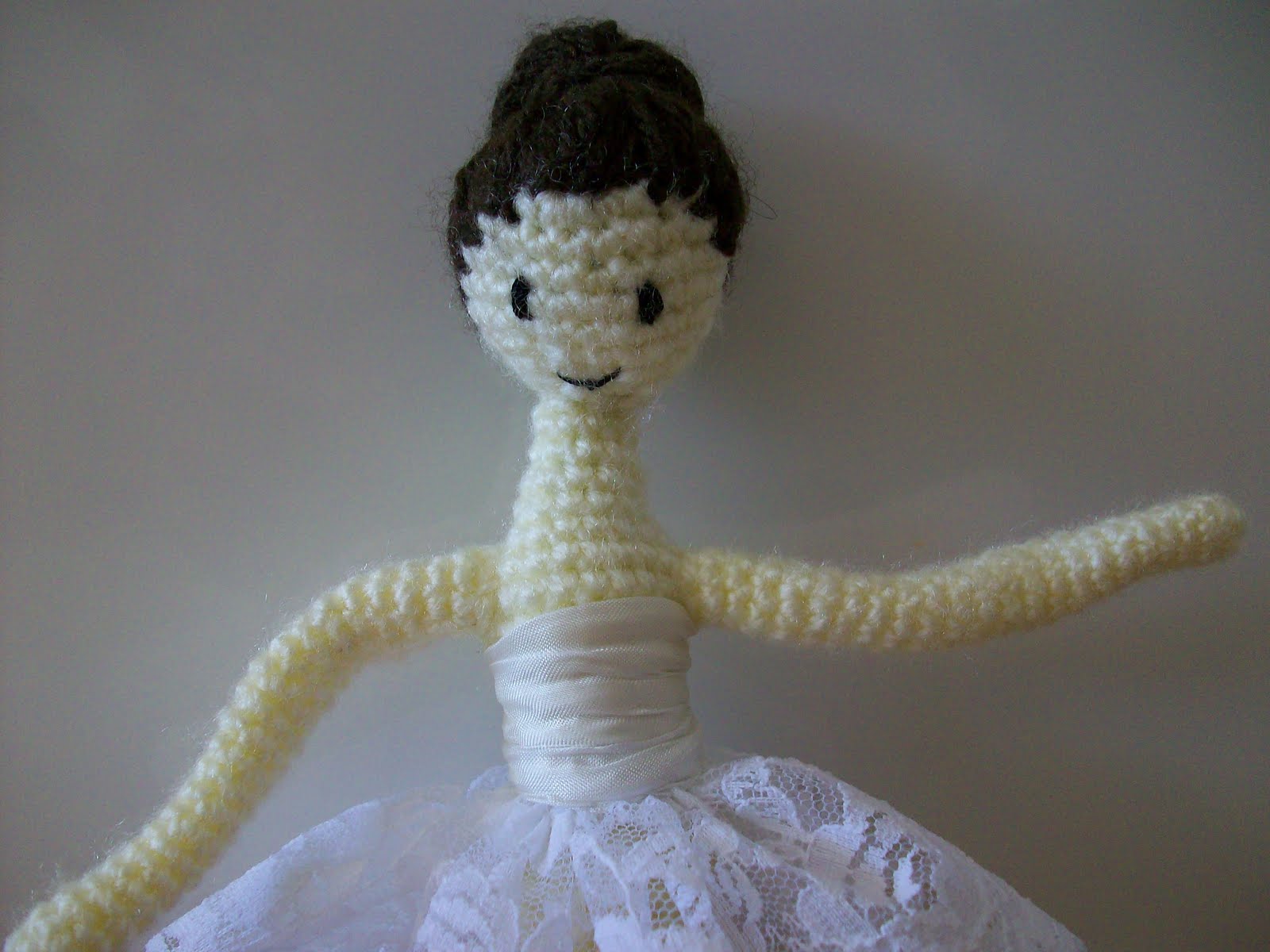 Evinnesesi bir çekiliş bir amigurumi ballerin bebek )