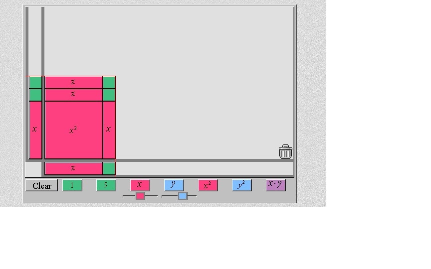 ARC Methods for Math: Algebra tiles