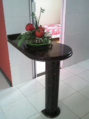 Messa Para café Rapido com granito verde ubatuba!