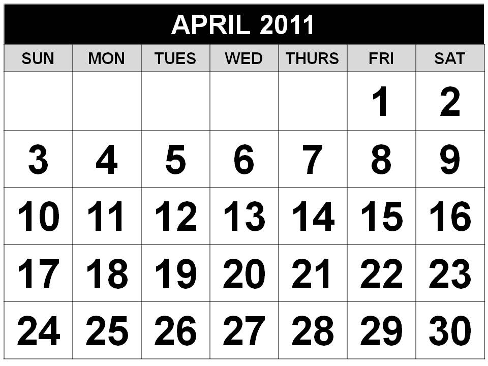 April+month+2011+calendar