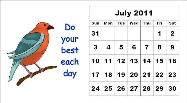 july calendars. Calendar july 2011 cute