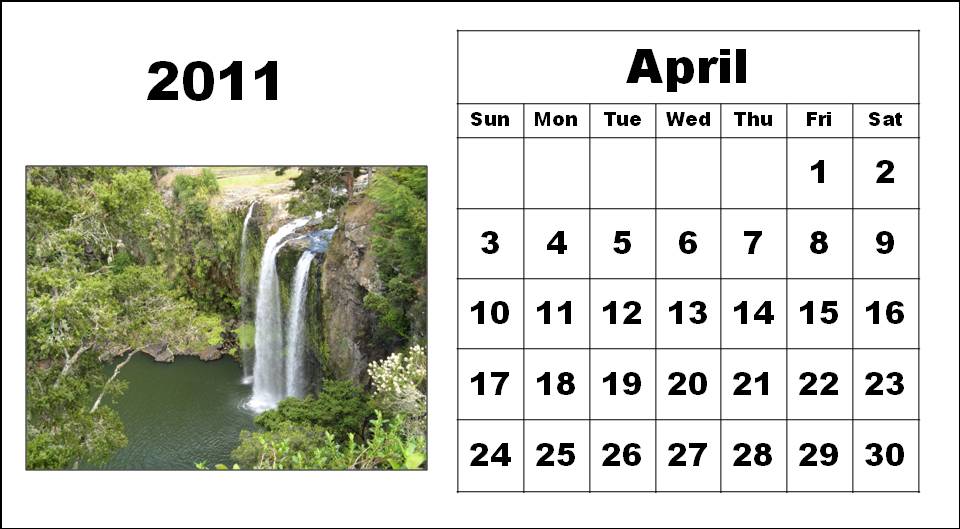 April+month+2011+calendar