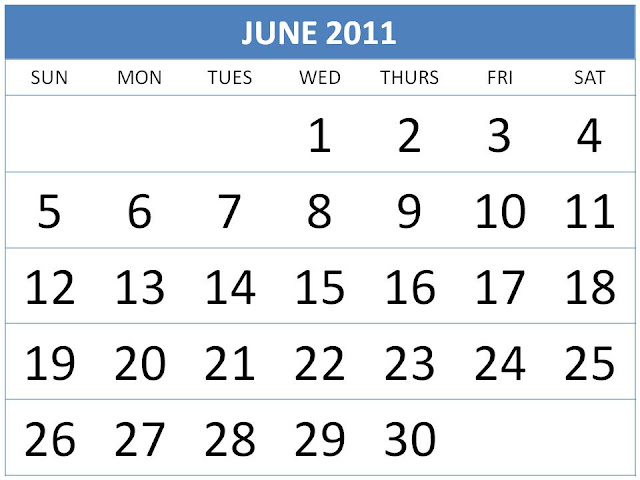 2011 Calendar Template Free Download. Free Homemade Calendar 2011