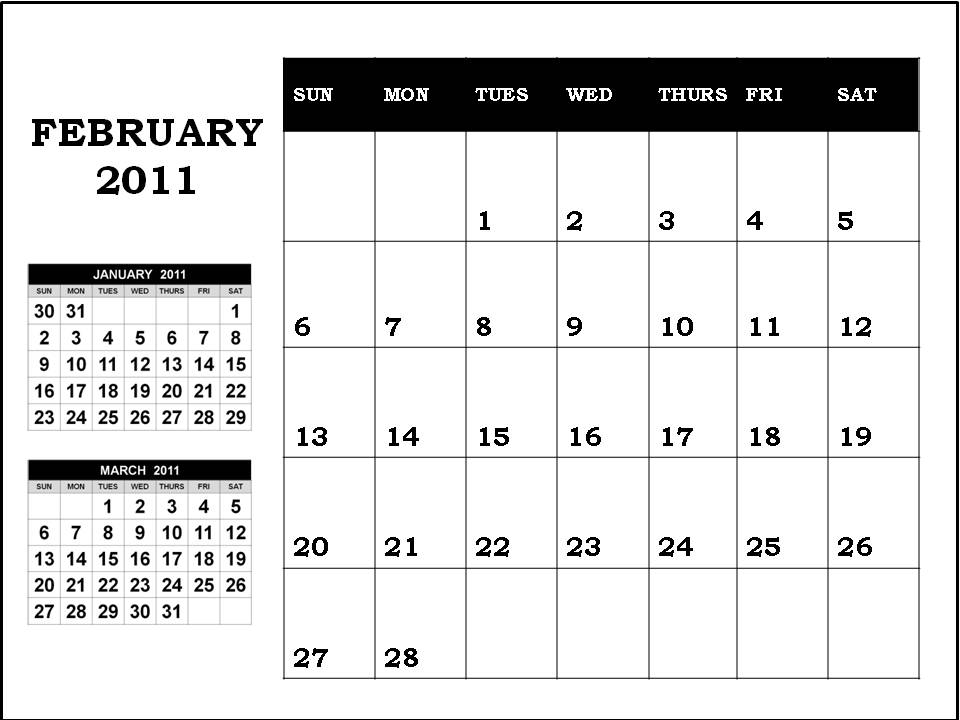 february calendar. 2011-february-monthly-calendar