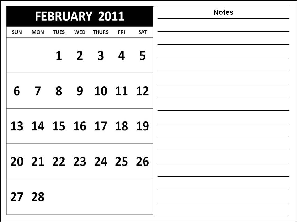 Printable 2011 Calendar Pages. Printable 2011 Calendar