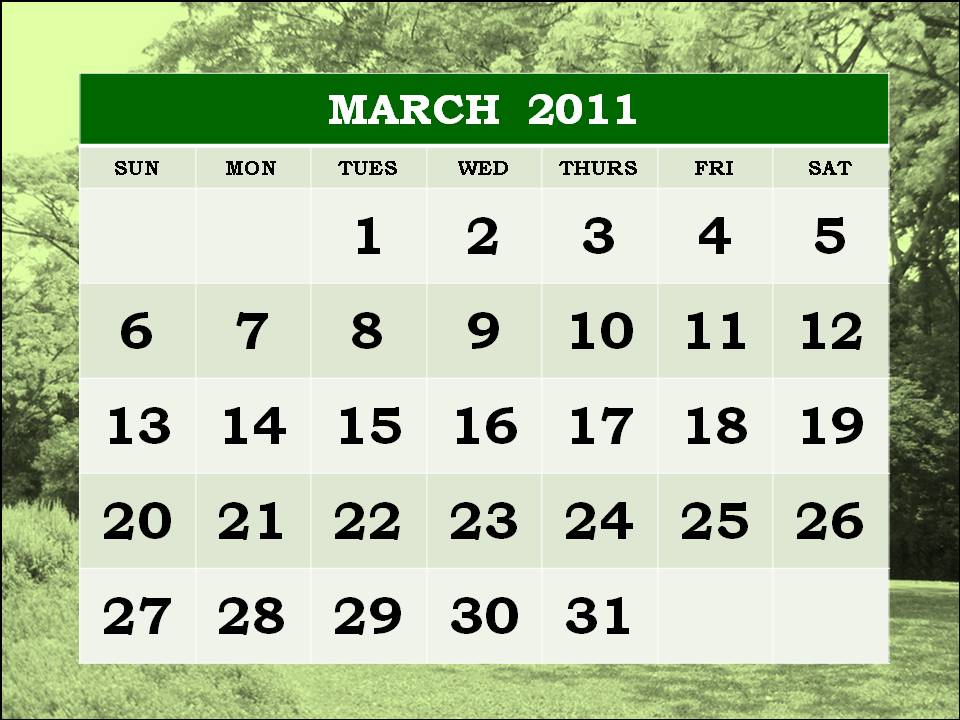 printable march calendars 2011. calendar 2011 march printable.
