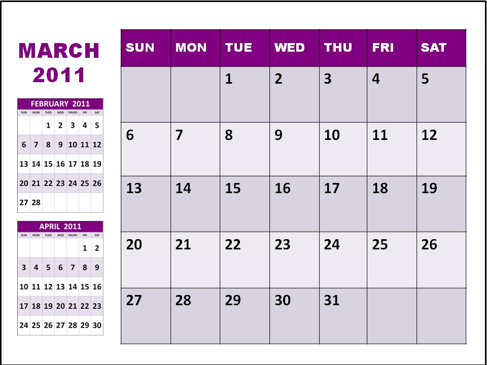 blank march calendar. lank march calendar.
