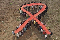 வைரக் கண்ணீர்கள்....(aids) Ribbon+during+an+HIV