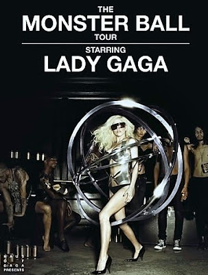 Official The Monster Ball Tour poster photo starring Lady Gaga