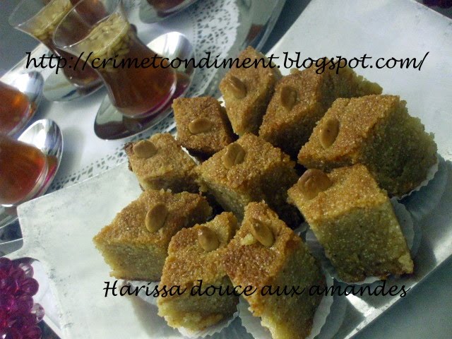 Crimetcondiment Harissa Hloua Tunisienne Ou Le Gateau De Semoule