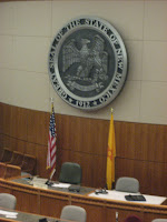 Legislative chambers inside New Mexico State Capitol in Santa Fe