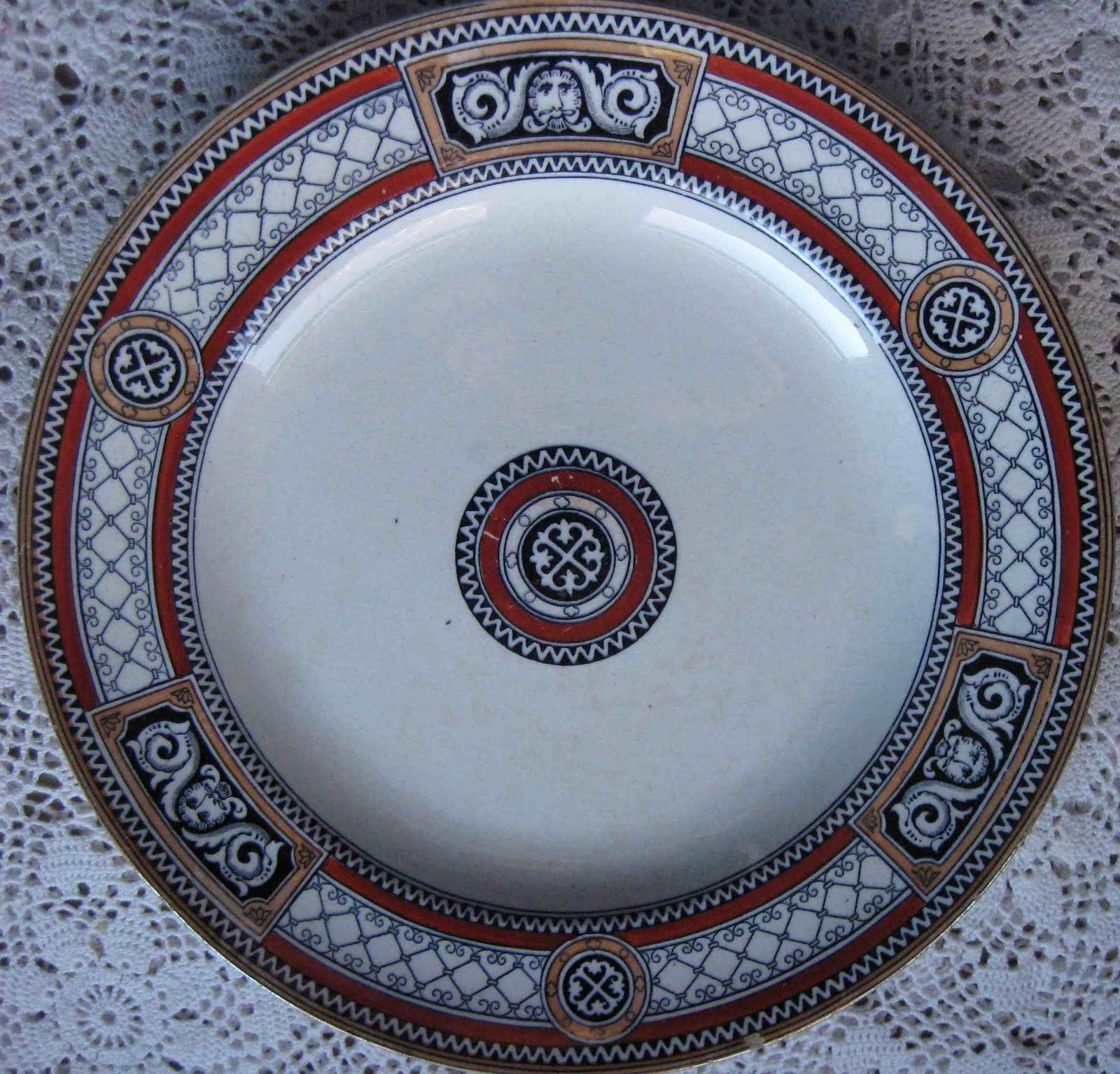 Freddy's Girls China Collection Argos pattern dinner plate