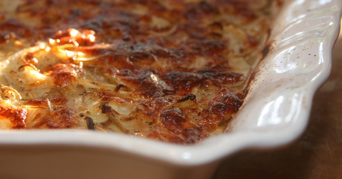 SOUP OF THE DAY Julia Child Gratin of Potatoes a la Lyonnaise