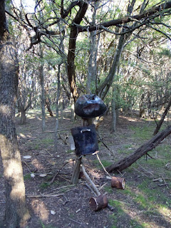 metal sculpture barbeque grill