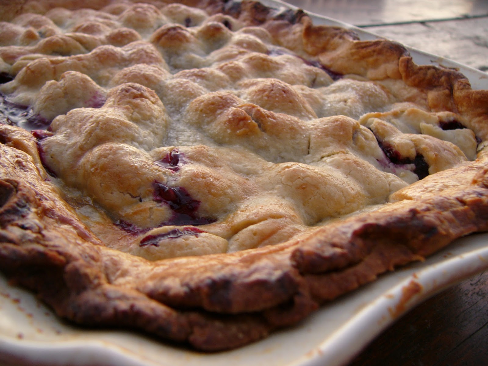 Audrey's threecrust blackberry cobbler