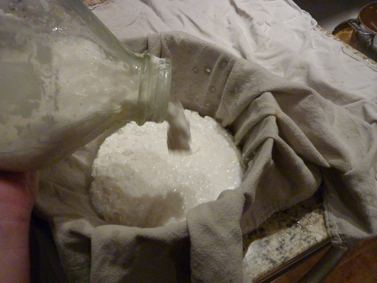 Pleasures of Prairie Life Homemade Cream Cheese (from Raw Milk)