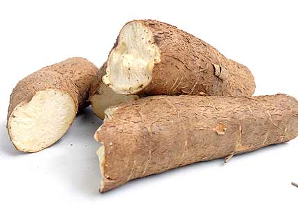 yams and cassava