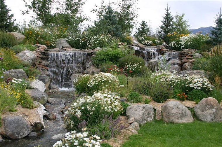 Waterfall from Saunders Landscaping.
