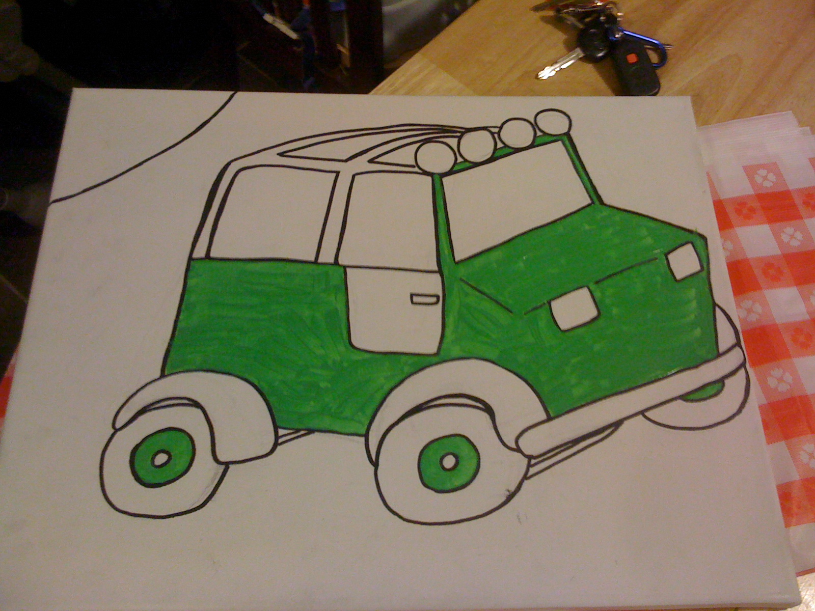 Safari+canvas+art+for+kids