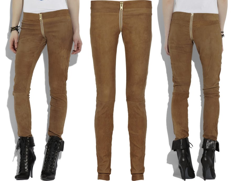 Back Zipper Jeans