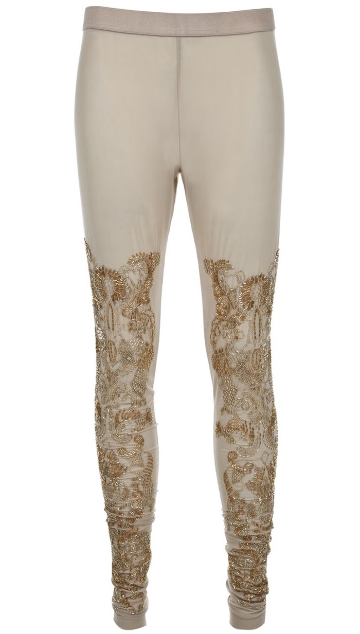 Baroque beaded leggings Beaded leggings, Fashion, Skinny