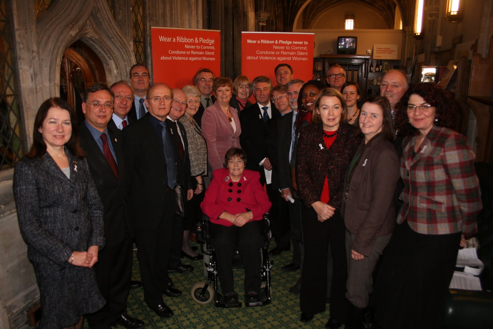 white ribbon campaign uk mps unite in support of white ribbon day