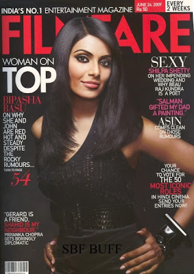 Bipasha Basu Filmfare Magazine India June 2009