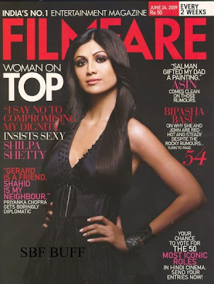 Shilpa Shetty Filmfare Magazine India June 2009