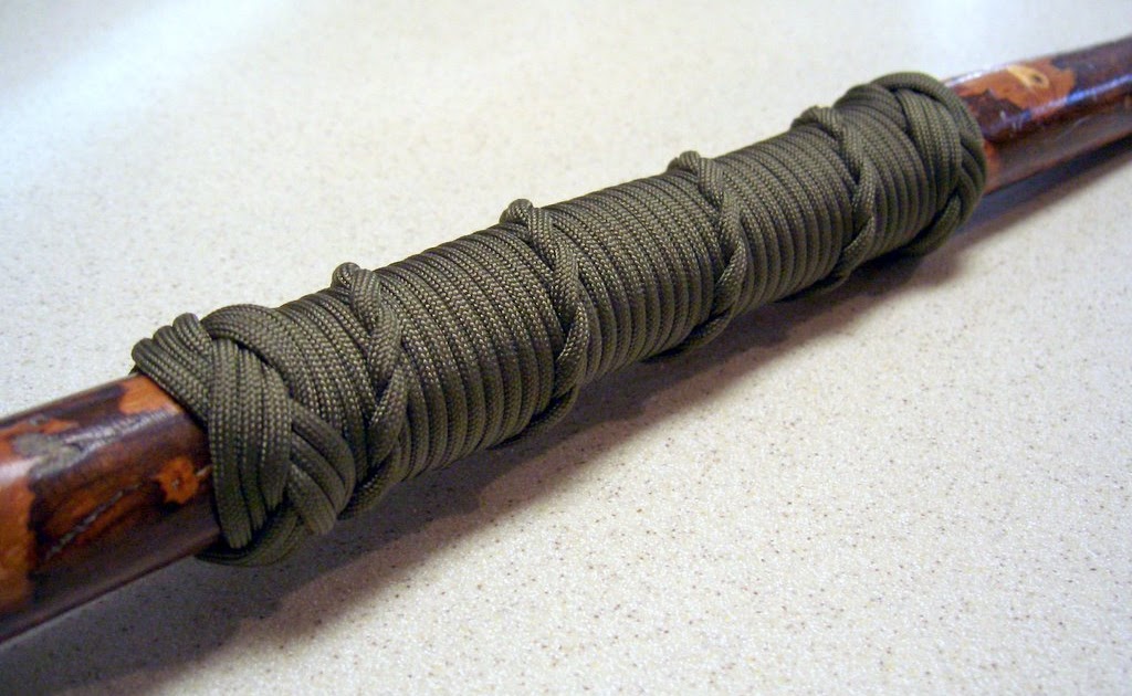 Stormdrane's Blog Hiking staff paracord wrap