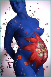 Beautiful Female Bodies And Female Body In Photography With Pregnant Body Painting Picture 7