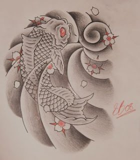 Picture Japanese Tattoos Especially Japanese Koi Fish Tattoo Designs 10