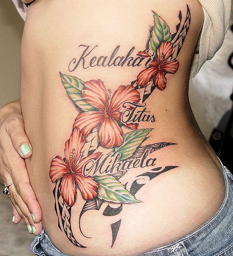Flower Tattoo Designs Especially Hawaiian Flower Tattoos For Women Tattoo 
