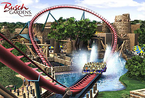 Roller Coaster Blog Sheikra Busch Gardens Africa Tampa Fl
